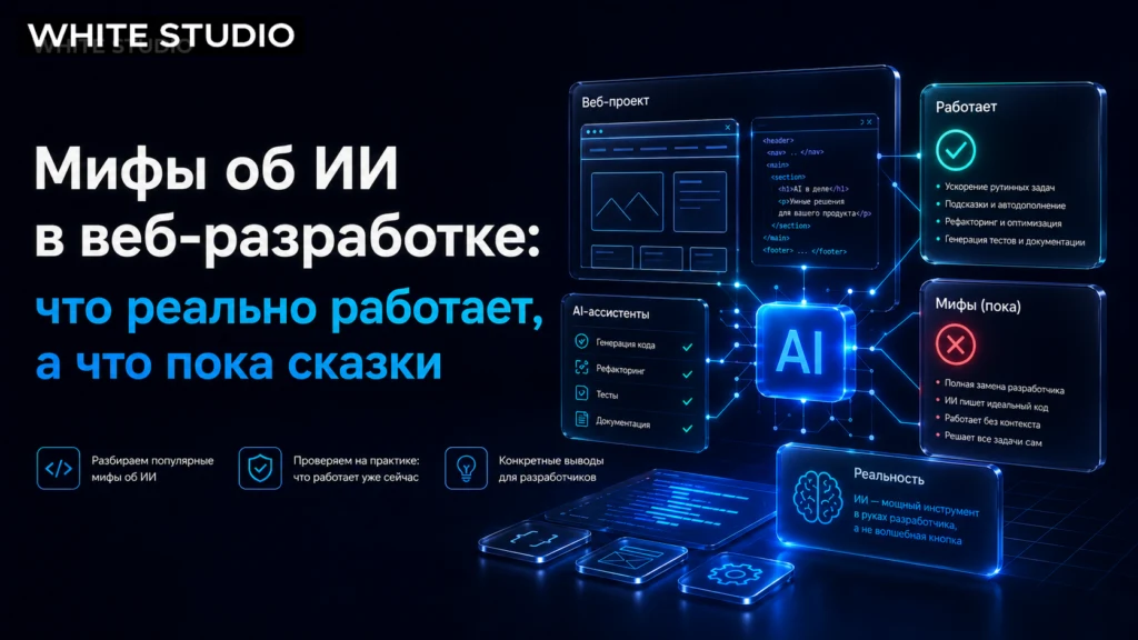 Myths about AI in web development
