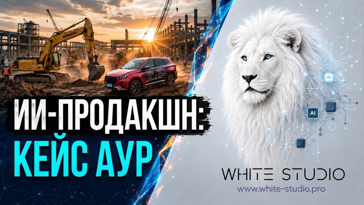 Обложка существующего ролика White Studio: кейс АУР