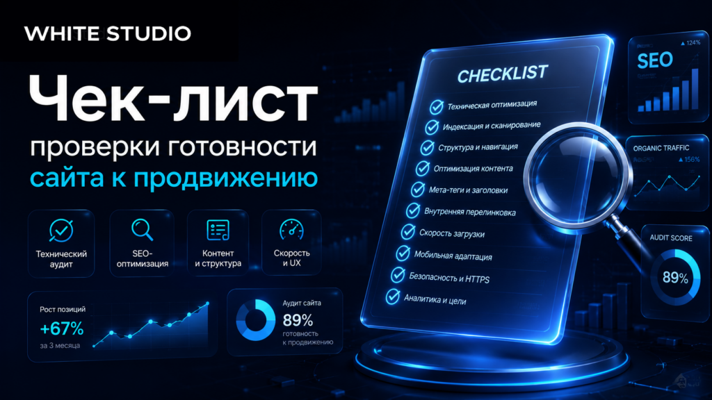 Чек-лист проверки готовности сайта к продвижению — White Studio